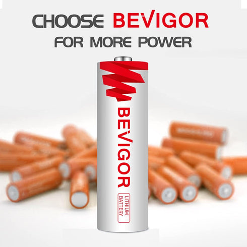 Lithium AA Batteries 4 Pack, Long Lasting 1.5V 3000mAh AA Battery, 20-Year Shelf Life Lithium Batteries?Non-Rechargeable?...