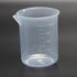 Othmro Measuring Cups 100ml/3.38oz PP Plastic Graduated Beaker Transparent for Lab Kitchen Liquids 4pcs...