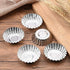 10 Pcs Stainless Steel Mini Tart/Pie Pans Reusable Tartlet Cupcake Baking Mold for Pies Baking Tool Non Stick...