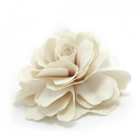 Camellias Flower Hair Clip and Brooch Pin 1 PCS(Cream) (A74)...