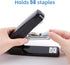 Deli/EZWORK Swing-Arm Swivel Stapler, 25 Sheets Capacity, 360 Degree Rotate Desk Staplers with 1000 Staples for Booklet or Book Binding, Black...