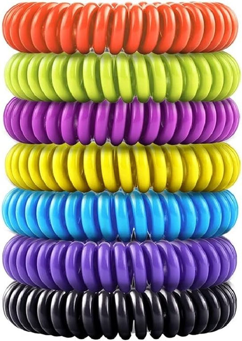 14 Pack Mosquito Bracelets for Kids Adult - Nature Citronella, Lemongrass and Eucalyptus, Up to 350 Hour of Protection...