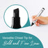 Black Permanent Markers, Chisel Tip, 36 Count Bulk, Quick Drying Ink, Writes on Eggs, Paper, Plastic, Metal and Glass, Great for Home, Office and ...