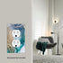 Marble Light Switch Cover Single Outlet Duplex Wall Plate Decorative 1 Gang Faceplate Electrical Receptacle Covers for Kitchen Teens Girls Room Bl...