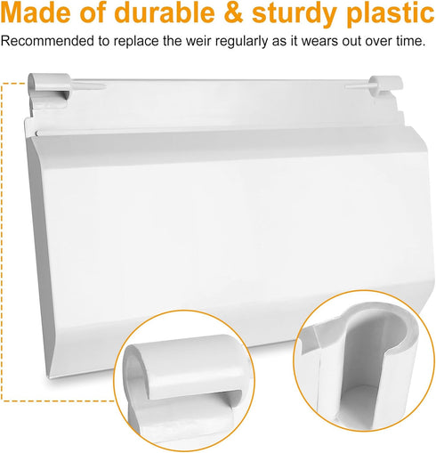 85001500 Skimmer Door Weir Flap Compatible with Pentair Pool Skimmer - Skimmer Door Flap Assembly Compatible with Pentair Admiral S-20 S15 Automat...