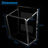 Magnetic Marker Holder for Whiteboard, Fridge, Locker, Adhesive Dry Erase Marker Organizer, Acrylic Pen Holder with 3M Transparent Tapes and Magne...