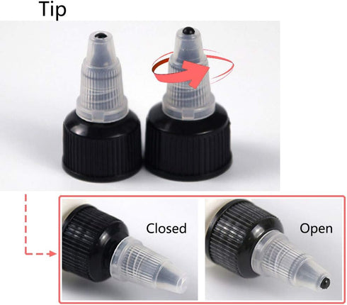 20 Pcs 4 Oz Plastic Squeeze Condiment Bottles with Twist-on Cap Lids,Sauce Bottle with Squeeze Top,Squirt Condiment Bottles for Ketchup,Mustard,Ol...