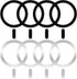 8 Pack Universal Metal Rings Compatible with MagSafe Magnetic Wireless Charger iPhone 15 14 13 Case, Ultra-Thin Adhesive Sticker Rings Car Magnet ...