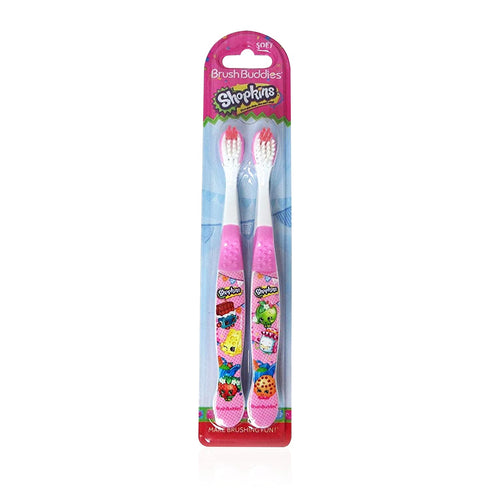 Brush Buddies 2 Piece Shopkins Toothbrush...