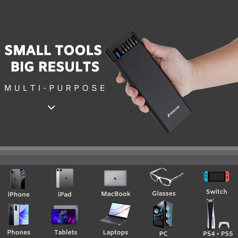 Precision Mini Screwdriver Set, Compatible with iPhone, MacBook, Computer, Laptop, PC, Tablet, Phone, Glasses, Switch, Xbox, PS4, PS5, The Ultimat...