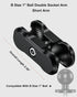 BRCOVAN Aluminum Alloy Anti-Theft Double Socket Arm Compatible with RAM Mounts B Size 1'' Ball Components & Bike Motorcycle Phone Mount Holder wit...