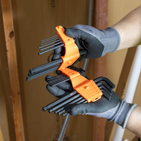 Klein Tools Long Ball-End Hex Key Set Metric 10-Piece...