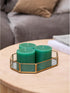 CANDWAX 3x3 Pillar Candles Set of 3 - Rustic Unscented No Drip Green Candles for Home Decor, Weddings, Centerpieces...