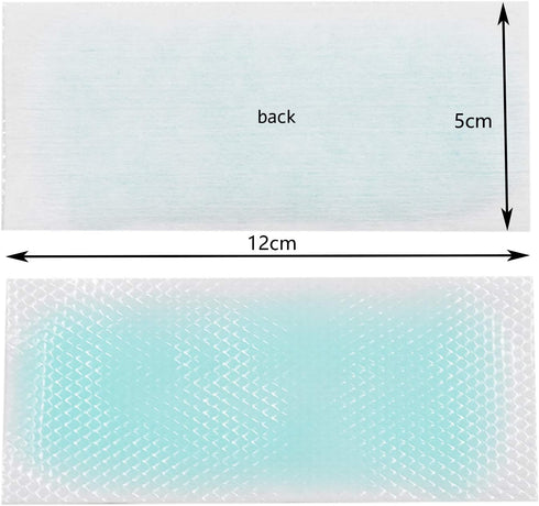 20 Sheets Fever Cooling Gel Patches, Cooling Forehead Strips Cool Gel Pads for Dog Foot Baby Kids Children Adult Relieve Headache,Toothache Pain, ...