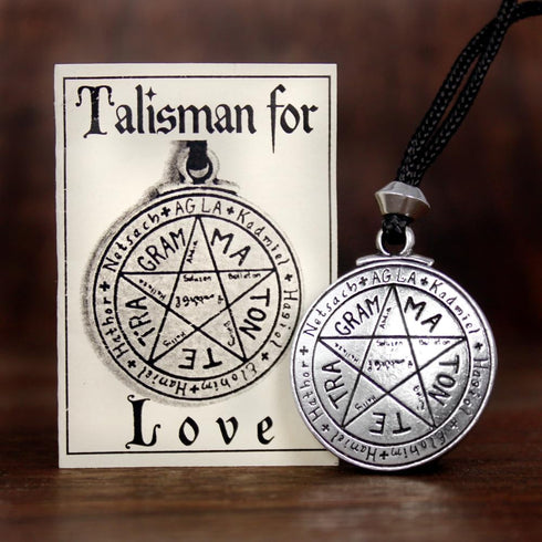 Talisman for Love Amulet Tetragrammaton Pendant Pentacle Necklace...