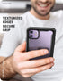 i-Blason Ares Case for iPhone 11 6.1 inch (2019 Release), Dual Layer Rugged Clear Bumper Case with Built-in Screen Protector (Black)...