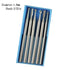 6 Pcs 3/32 Inch Shank Tungsten Steel Engraving Router Bits, Olive Amber Carving Drill Bits for Rotary Tool ( Head Size: 1.8mm)...