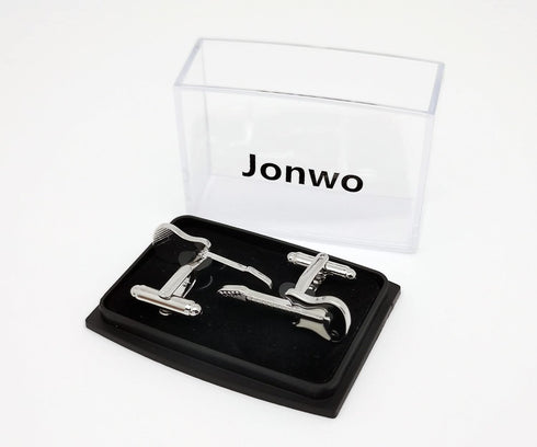 Electric Guitar Men Cufflinks for Wedding French Cuff Shirt With Gift Box Unique Funny Business Daily Shirt Cufflinks Jewelry Anniversary Present...