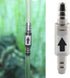 2 PCS Stainless Steel One Way Check Valve,Air CO2 Line Tubing Regulator for Anti-Backflow Non-Return in Aquarium System...