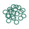 uxcell Fluorine Rubber O-Rings, 16mm OD 11.2mm ID 2.4mm Width FKM Seal Gasket for Machinery Plumbing, Green, Pack of 20...