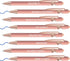 8 Pcs Blue Ink Inspirational Pens for Women Quotes Pen Metal Ballpoint Pen with Stylus tips for Office Gift (Rosegold)...