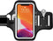 iPhone 16 15 Pro Max & Plus Armband with Earphone Holder, JEMACHE Gym Running Workouts Arm Band for iPhone 16 15 14 13 12 11 Pro Max/Plus (Dark)...