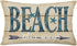 Tlovudori Ocean Beach Throw Pillow Covers Beach Quote Words with Coastal Sea Lobster Starfish Conch Decorative Cotton Linen Pillowcase Home Sofa C...