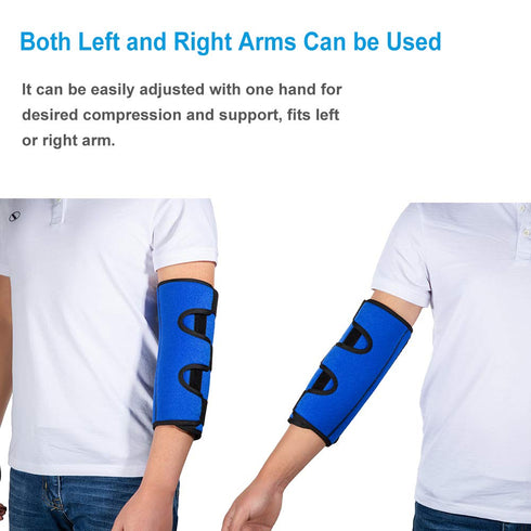 Elbow Brace for Cubital Tunnel Syndrome, Elbow Immobilizer Stabilizer Support Splint for Arthritis Pain Relief Tendonitis at Night Sleeping,Arm br...