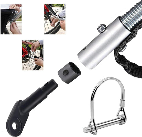 Fat-Cat Bicycle Rear Racks Steel Bicycle Trailer Hitch Mount Adapter Replacement Most Bike Cycling Rear Carrier Mount Bike Accessory...