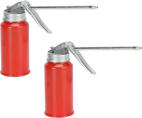 2 Pcs Oil Can Pump Oiler, Metal Pump Oil Can, 200ml Gun Oil Spray Can for Home Auto Motorcycles Applications...