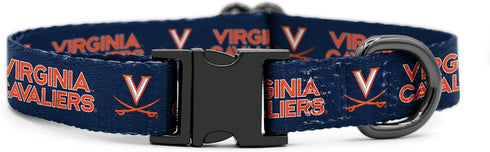 Virginia Cavaliers Collars and Leashes | Officially Licensed | Adjustable-Fits All Pets! (Large Collar)...