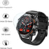 Compatible for SUNKTA K52 1.39" Military Smart Watch Screen Protector (3 Pack) 9H Tempered Glass Film Compatible for EIGIIS/PDDOEIL/ESFOE/LIGE/JUG...
