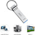 USB Flash Drive 230GB Waterproof USB Stick High Speed Memory Stick 230GB Ultra Large Storage Metal Thumb Drive with Keychain Design for Laptop Com...