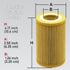 Oil Filter Fits for Audi A6, A6 Quattro, A7, A7 Quattro, A8 Quattro, Q7 Metal Free Filter Replace HU7035Y | Part No. 06E115466B 06E115562B...