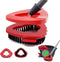 Scrub Brush with Mop Base Floor Brush Head Compatible with Spin Mop 1 Tank System Deck Brush Floor Scrubber Brush Stiff Bristle Brush Cleaning Bru...