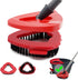 Scrub Brush with Mop Base Floor Brush Head Compatible with Spin Mop 1 Tank System Deck Brush Floor Scrubber Brush Stiff Bristle Brush Cleaning Bru...