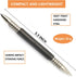 1/16?Dual Head Nail Setter and 3/16?Center Punch, 3500 PSI Striking Force Counter Punch Spring Nail Set...