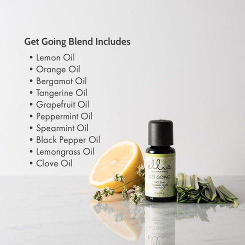 Ellia Diffuser Essential Oil | Get Going Blend| 15ml, 100% Pure, Therapeutic Grade...