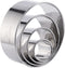 Cookie Cutter Set, 4 Pc. Kit, Measuring 1.5'', 2.5'', 3.5'', and 4.5'', Round Metal Baking Rings for Pastry, Biscuits, and Dough Cutting, Heavy Du...