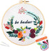 Louise Maelys Funny Embroidery Kit for Beginners Flower Wreath Cross Stitch Adults Needlepoint Kit DIY Embroidery Starter Kit...