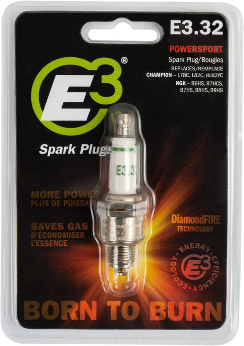 E3 Spark Plugs E3.32 Premium Powersports Spark Plug with DiamondFIRE Technology for Snowmobiles, Personal Watercraft and High-Performance Engines,...
