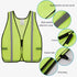 SIFE 1 Pack High Visibility Reflective Safety Vest,Made from Breathable and Neon Yellow Mesh Fabric,light weight for Man and Woman...
