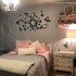 24pcs 3D Butterfly Removable Mural Stickers Halloween Wall Stickers Decal for Home and Room Decoration (Black-24pcs)...