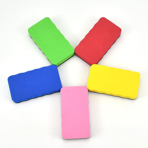 Dry Erase Erasers, Eeoyu 18 Pack Magnetic Whiteboard Dry Erasers Chalkboard Cleaner Wiper for Kids and Classroom Teacher Supplies Home and Office,...