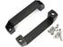 2-Pack Black Aluminium Alloy Handle Rectangular Industrial Pull Handle for 30 Series Aluminum Extrusion Profile Accessories 120mm...