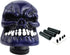 Abfer Skull Shift Knobs Car Gear Shifter Knob with Big Tooth Stick Shifting Lever Fit Most Automatic Manual Transmission Cars Truck Vehicle (Blue)...