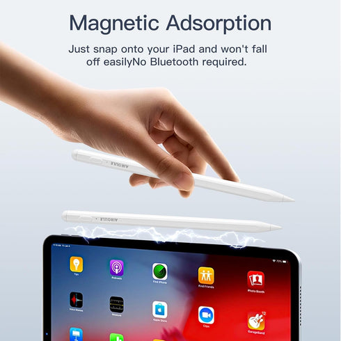 Stylus Pen for, Active Pencil with Quick Charge, Palm Rejection Tilt Sensor, Magnetic Pen for...