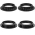 DiCUNO Lamp Shade Rings, E26 Light Socket Collar Ring, Black Threaded Reducer 1-3/8 Inches (34mm) and 1-1/2 Inch (39mm), Hanging Lamp Holder Parts...
