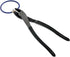Lucky Line 4-1/2" Locking Cable Key Ring, Crimp to Permanently Close, Nylon Coated Steel Wire, Corrosion-Resistant, 25 Pack, Blue (80830)...