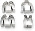Fox Run Brands Ugly Sweater Cookie Cutter Set, Metallic...